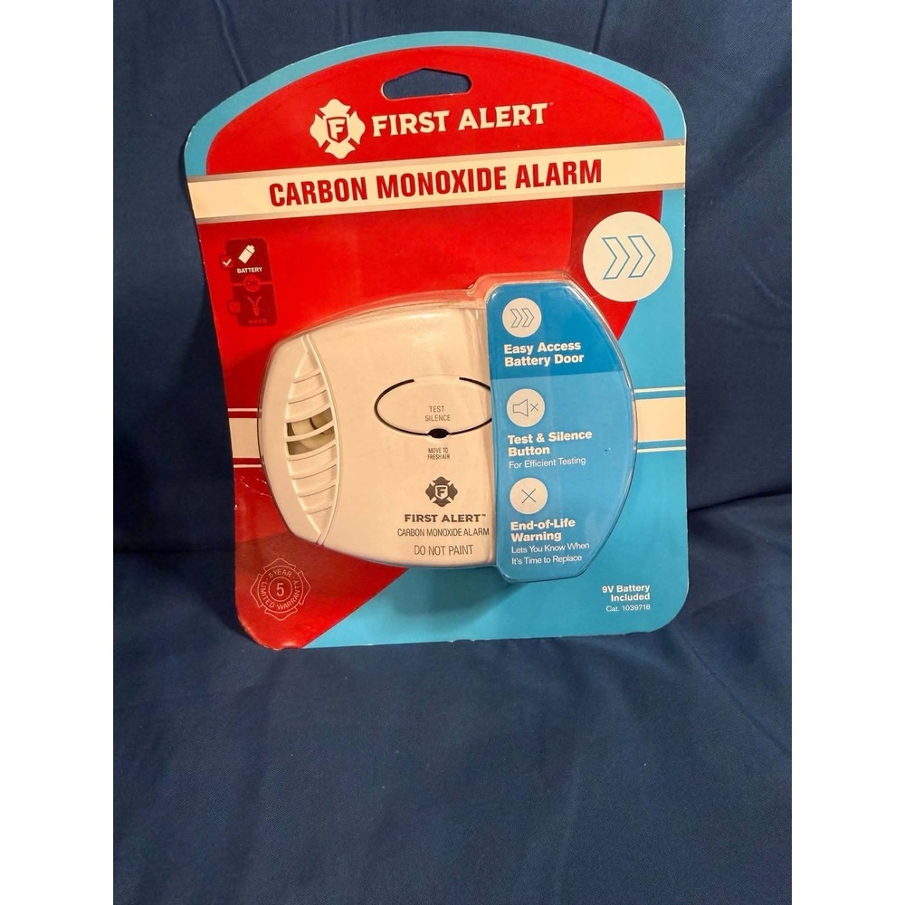 First Alert Carbon Monoxide Alarm New
